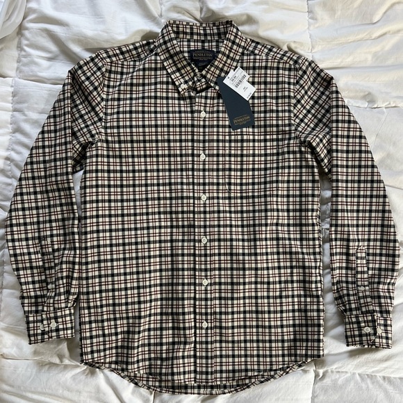 Pendleton AirLoom Stretch Merino Button-Down Shirt - Picture 1 of 3